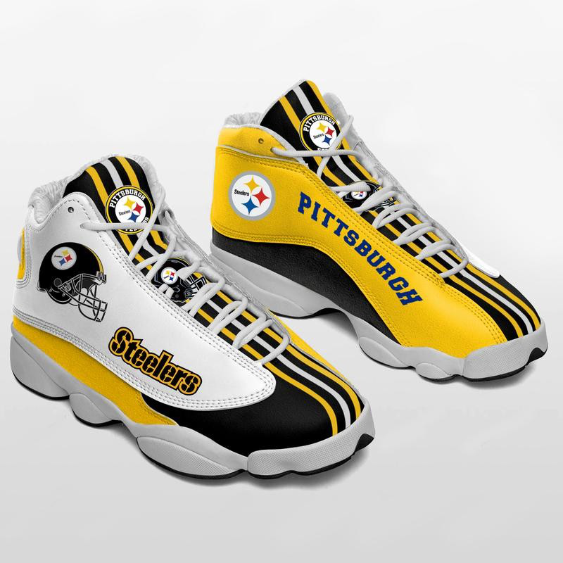 Men's Pittsburgh Steelers Limited Edition JD13 Sneakers 005